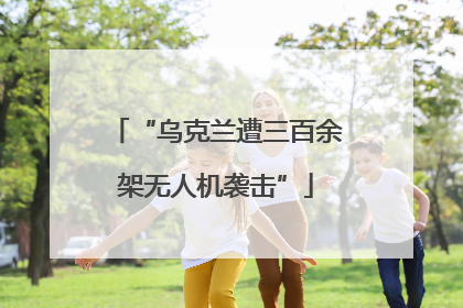 “乌克兰遭三百余架无人机袭击”