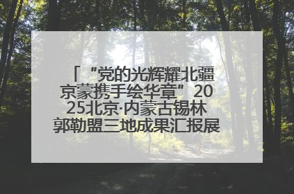 “党的光辉耀北疆 京蒙携手绘华章”2025北京·内蒙古锡林郭勒盟三地成果汇报展系列活动启动