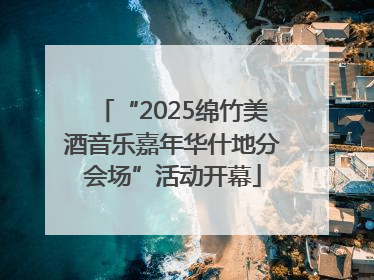“2025绵竹美酒音乐嘉年华什地分会场”活动开幕