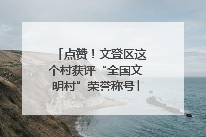点赞！文登区这个村获评“全国文明村”荣誉称号