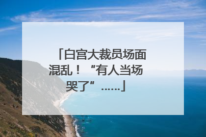 白宫大裁员场面混乱！“有人当场哭了”……