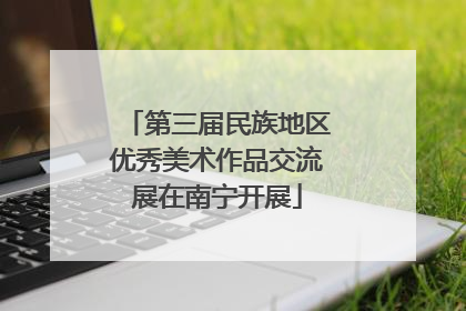 第三届民族地区优秀美术作品交流展在南宁开展