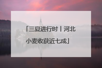 三夏进行时丨河北小麦收获近七成