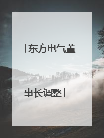 东方电气董事长调整