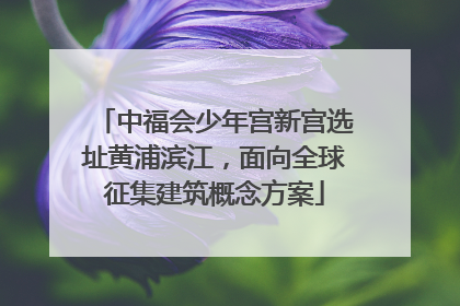 中福会少年宫新宫选址黄浦滨江，面向全球征集建筑概念方案
