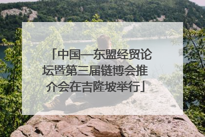 中国—东盟经贸论坛暨第三届链博会推介会在吉隆坡举行