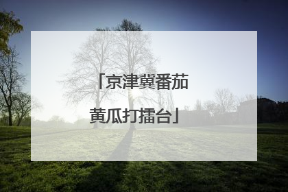 京津冀番茄黄瓜打擂台