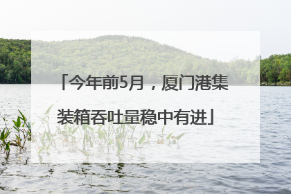 今年前5月，厦门港集装箱吞吐量稳中有进