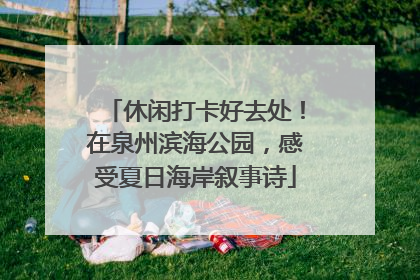 休闲打卡好去处！在泉州滨海公园，感受夏日海岸叙事诗