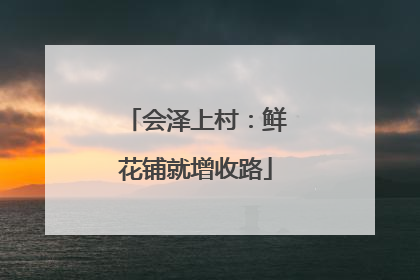 会泽上村：鲜花铺就增收路