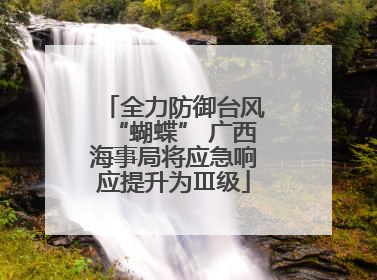 全力防御台风“蝴蝶” 广西海事局将应急响应提升为Ⅲ级