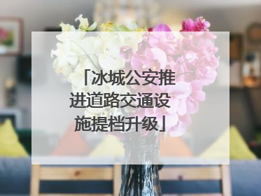 冰城公安推进道路交通设施提档升级