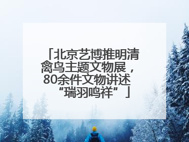 北京艺博推明清禽鸟主题文物展，80余件文物讲述“瑞羽鸣祥”