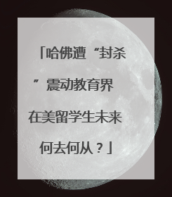 哈佛遭“封杀”震动教育界 在美留学生未来何去何从？