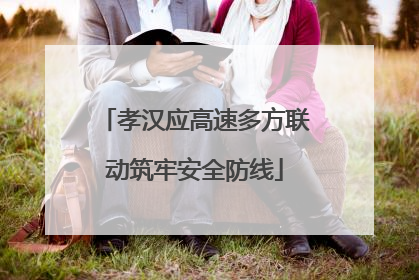 孝汉应高速多方联动筑牢安全防线