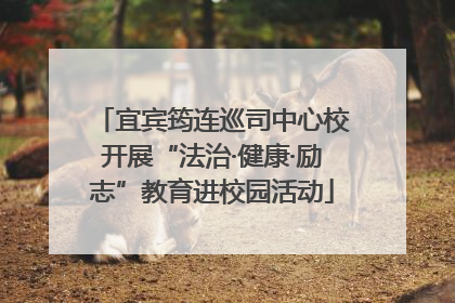 宜宾筠连巡司中心校开展“法治·健康·励志”教育进校园活动
