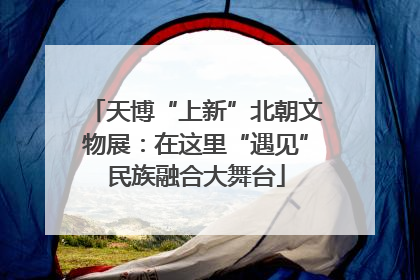 天博“上新”北朝文物展：在这里“遇见”民族融合大舞台