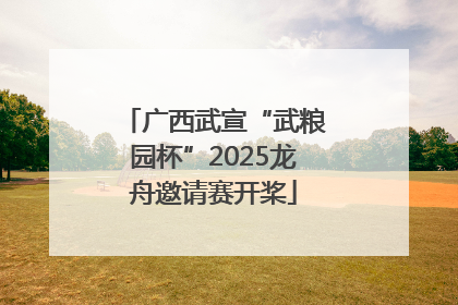 广西武宣“武粮园杯”2025龙舟邀请赛开桨