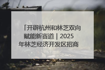 开辟杭州和林芝双向赋能新赛道｜2025年林芝经济开发区招商引资（杭州）推介展销活动在杭举办