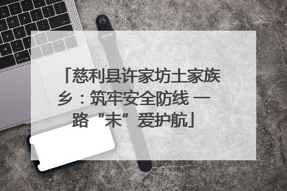 慈利县许家坊土家族乡：筑牢安全防线 一路“未”爱护航