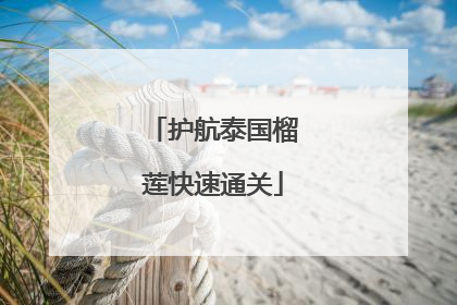 护航泰国榴莲快速通关