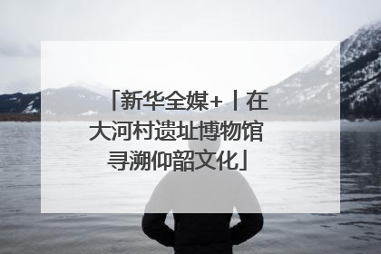 新华全媒+丨在大河村遗址博物馆寻溯仰韶文化