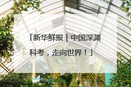 新华鲜报｜中国深渊科考，走向世界！