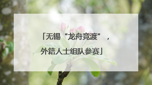 无锡“龙舟竞渡”，外籍人士组队参赛