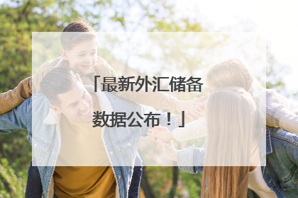 最新外汇储备数据公布！