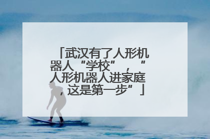 武汉有了人形机器人“学校”，“人形机器人进家庭，这是第一步”