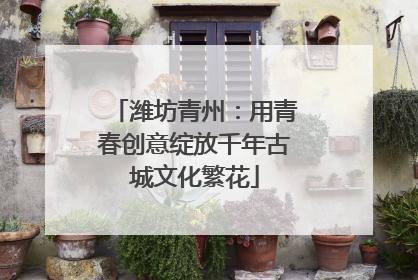 潍坊青州：用青春创意绽放千年古城文化繁花