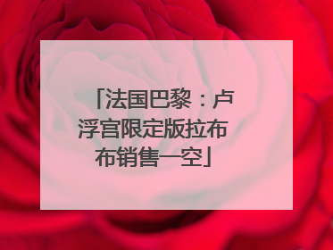 法国巴黎：卢浮宫限定版拉布布销售一空