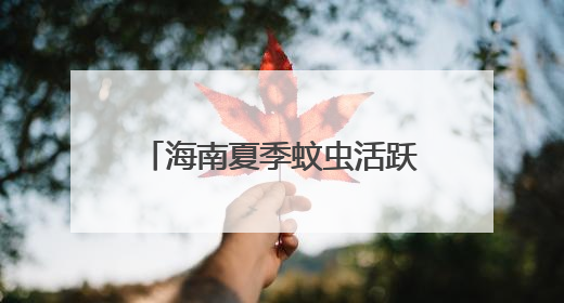 海南夏季蚊虫活跃，出游如何科学防护？不慎被毒蛇咬伤怎么办？专家建议→