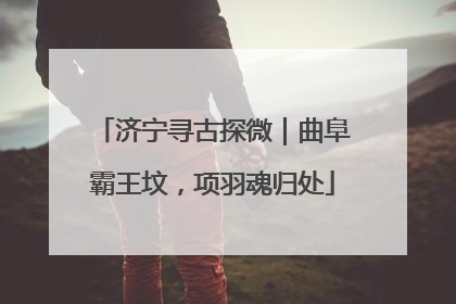 济宁寻古探微｜曲阜霸王坟，项羽魂归处