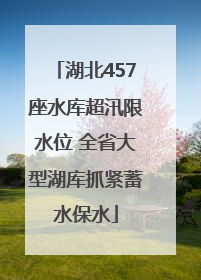 湖北457座水库超汛限水位 全省大型湖库抓紧蓄水保水