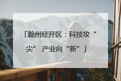 滁州经开区：科技攻“尖” 产业向“新”