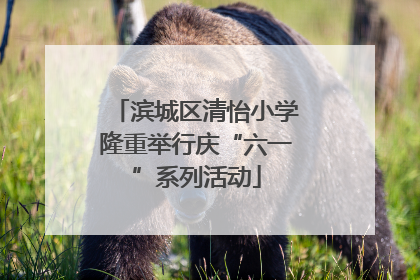 滨城区清怡小学隆重举行庆“六一”系列活动
