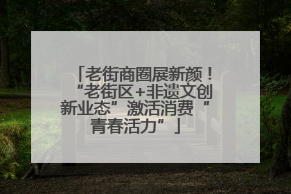 老街商圈展新颜！“老街区+非遗文创新业态”激活消费“青春活力”