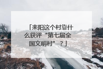 耒阳这个村靠什么获评“第七届全国文明村”？