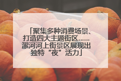 聚集多种消费场景、打造四大主题街区……漯河河上街景区展现出独特“夜”活力