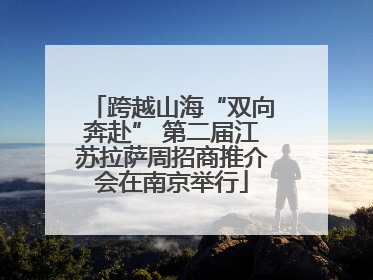 跨越山海“双向奔赴” 第二届江苏拉萨周招商推介会在南京举行