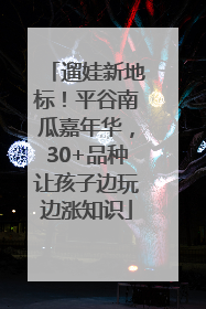 遛娃新地标！平谷南瓜嘉年华，30+品种让孩子边玩边涨知识