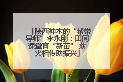 陕西神木的“帮带导师”李永刚：田间课堂育“新苗” 薪火相传助振兴