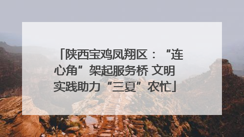 陕西宝鸡凤翔区：“连心角”架起服务桥 文明实践助力“三夏”农忙
