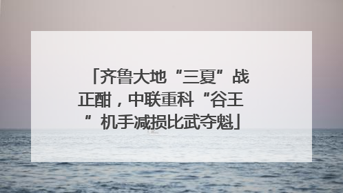 齐鲁大地“三夏”战正酣，中联重科“谷王”机手减损比武夺魁