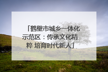 鹤壁市城乡一体化示范区：传承文化精粹 培育时代新人