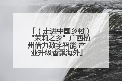 （走进中国乡村）“茉莉之乡”广西横州借力数字智能 产业升级香飘海外