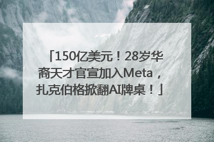 150亿美元！28岁华裔天才官宣加入Meta，扎克伯格掀翻AI牌桌！