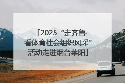 2025“走齐鲁·看体育社会组织风采”活动走进烟台莱阳