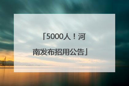 5000人！河南发布招用公告